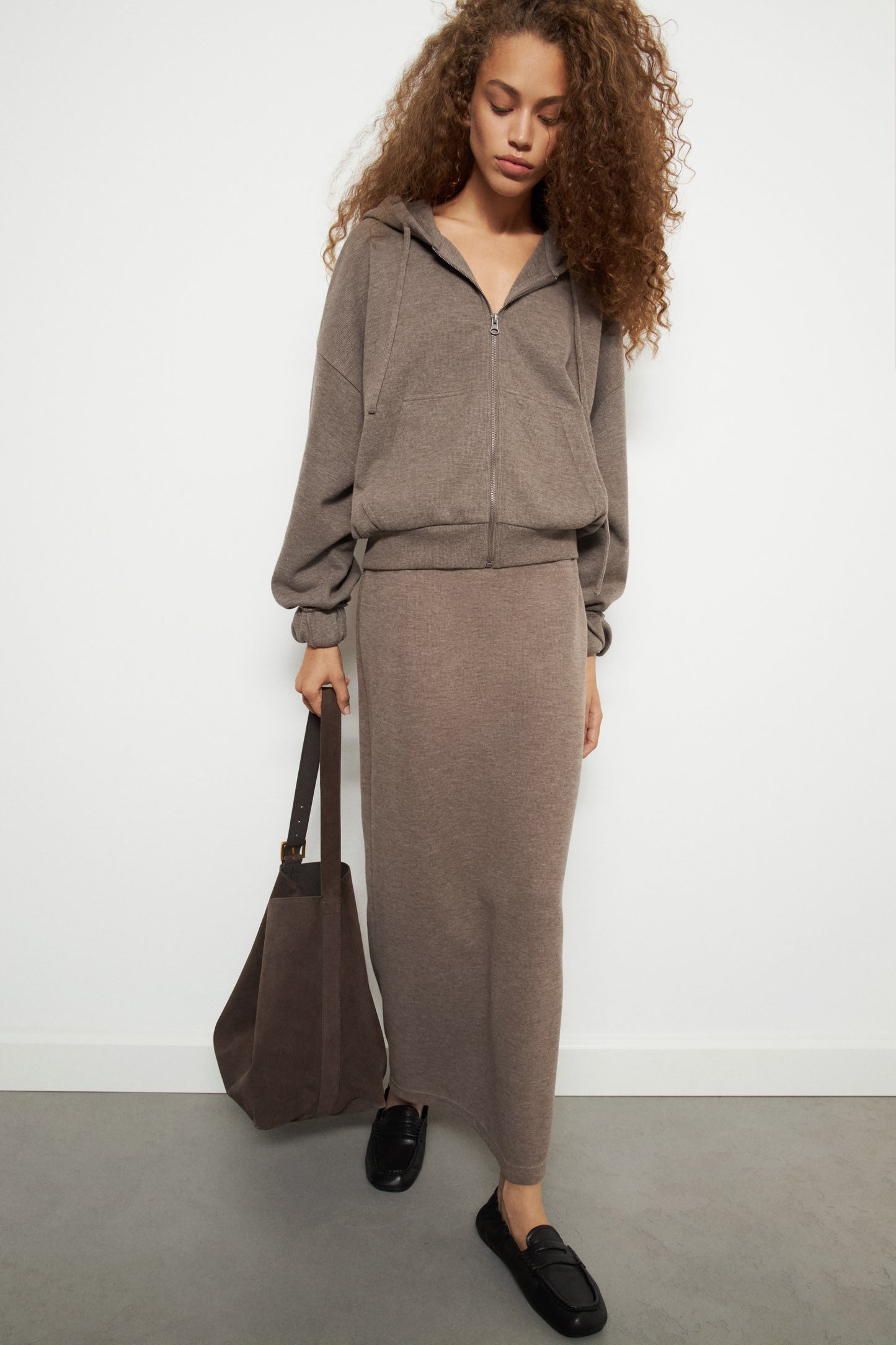 GREY BEIGE MELANGE