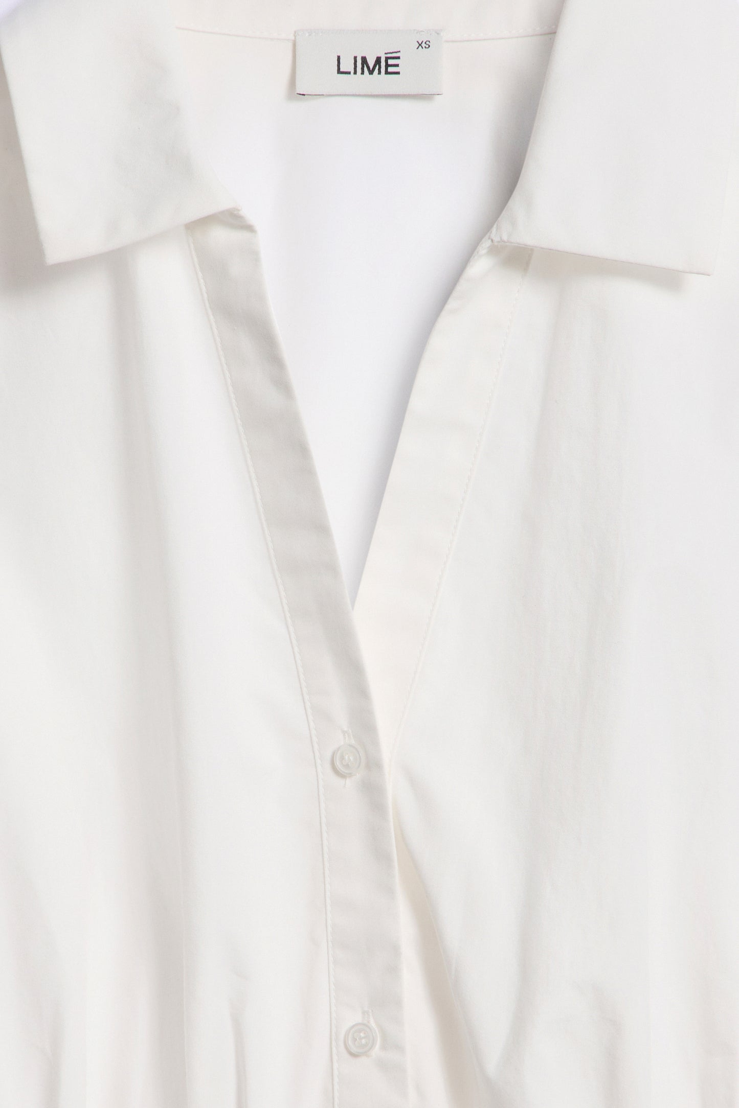 DRAPED COTTON BLOUSE