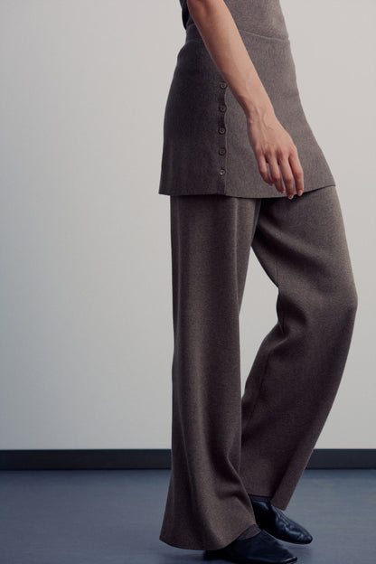 GRAY BROWN MELANGE