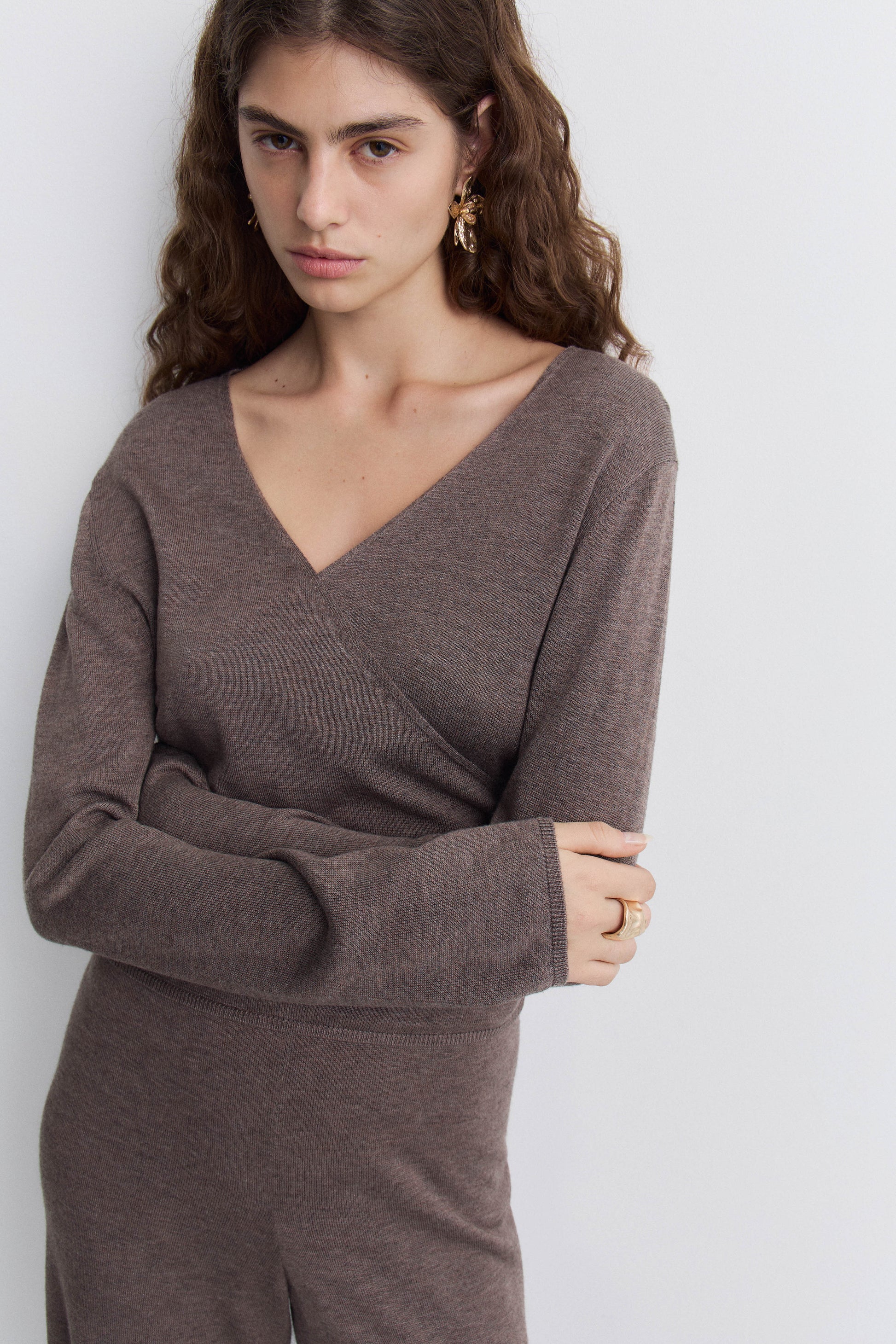 GREY BEIGE MELANGE