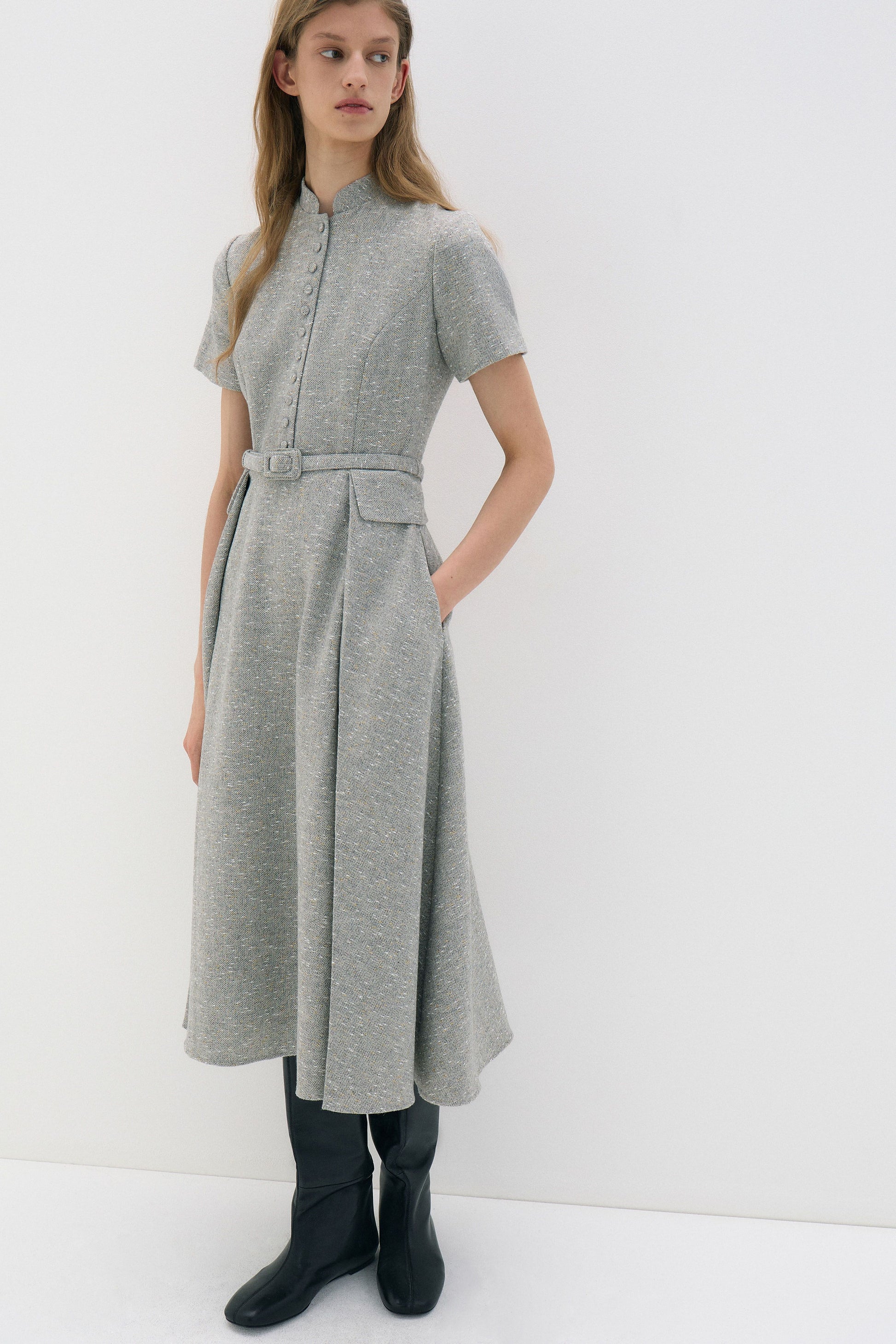 LIGHT GREY MELANGE