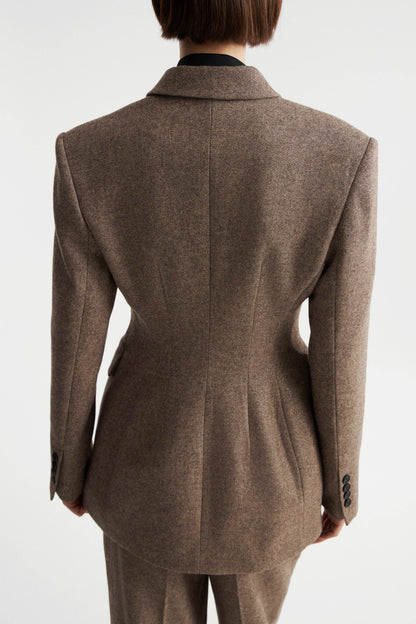 GRAY BROWN MELANGE