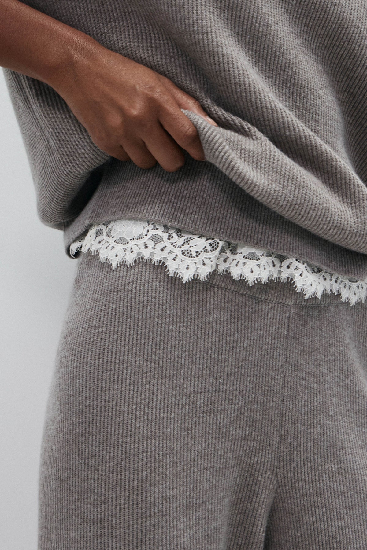 GREY BEIGE MELANGE
