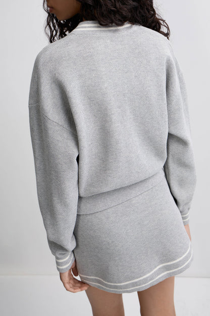 LIGHT GREY MELANGE