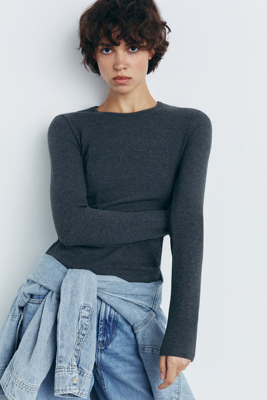 DARK GREY MELANGE