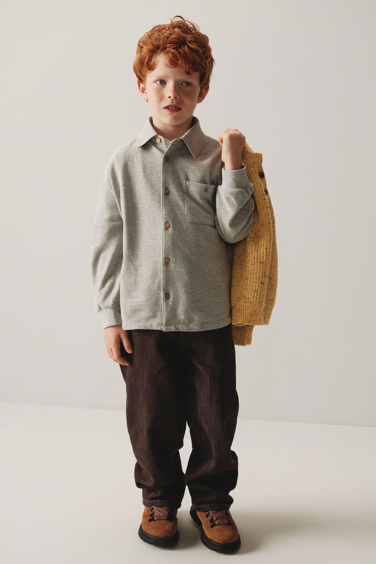 LIGHT GREY MELANGE