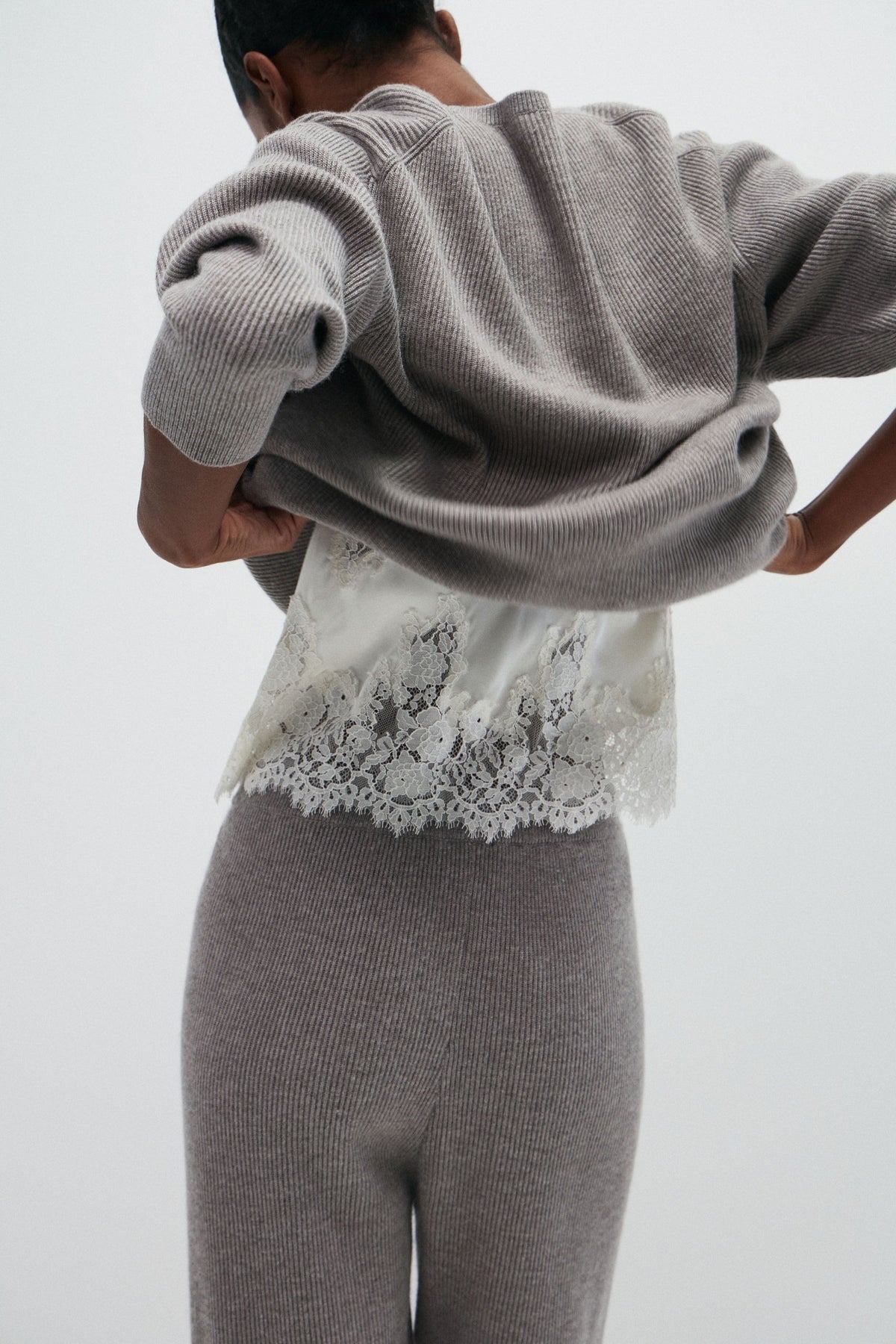 GREY BEIGE MELANGE