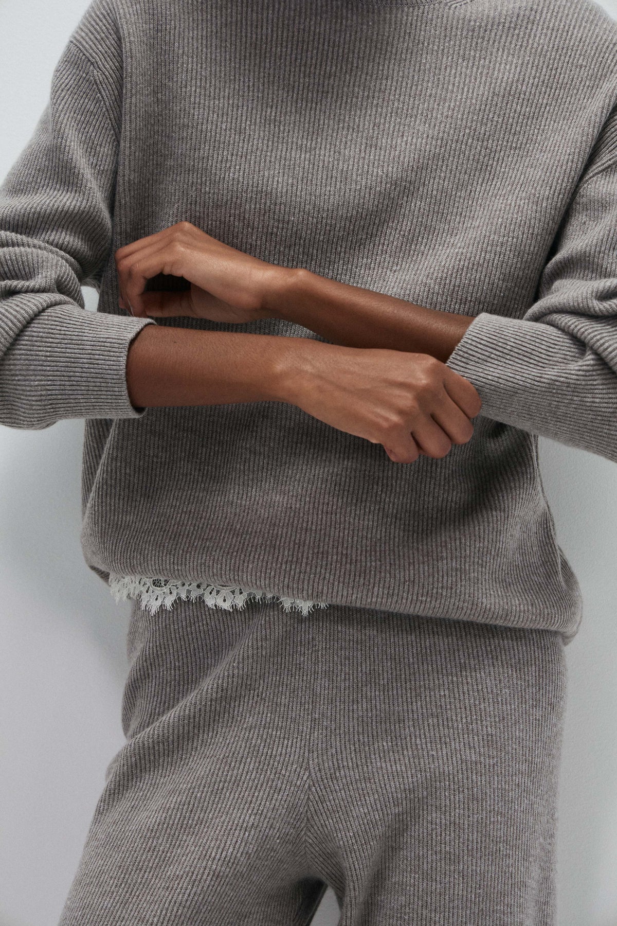 GREY BEIGE MELANGE