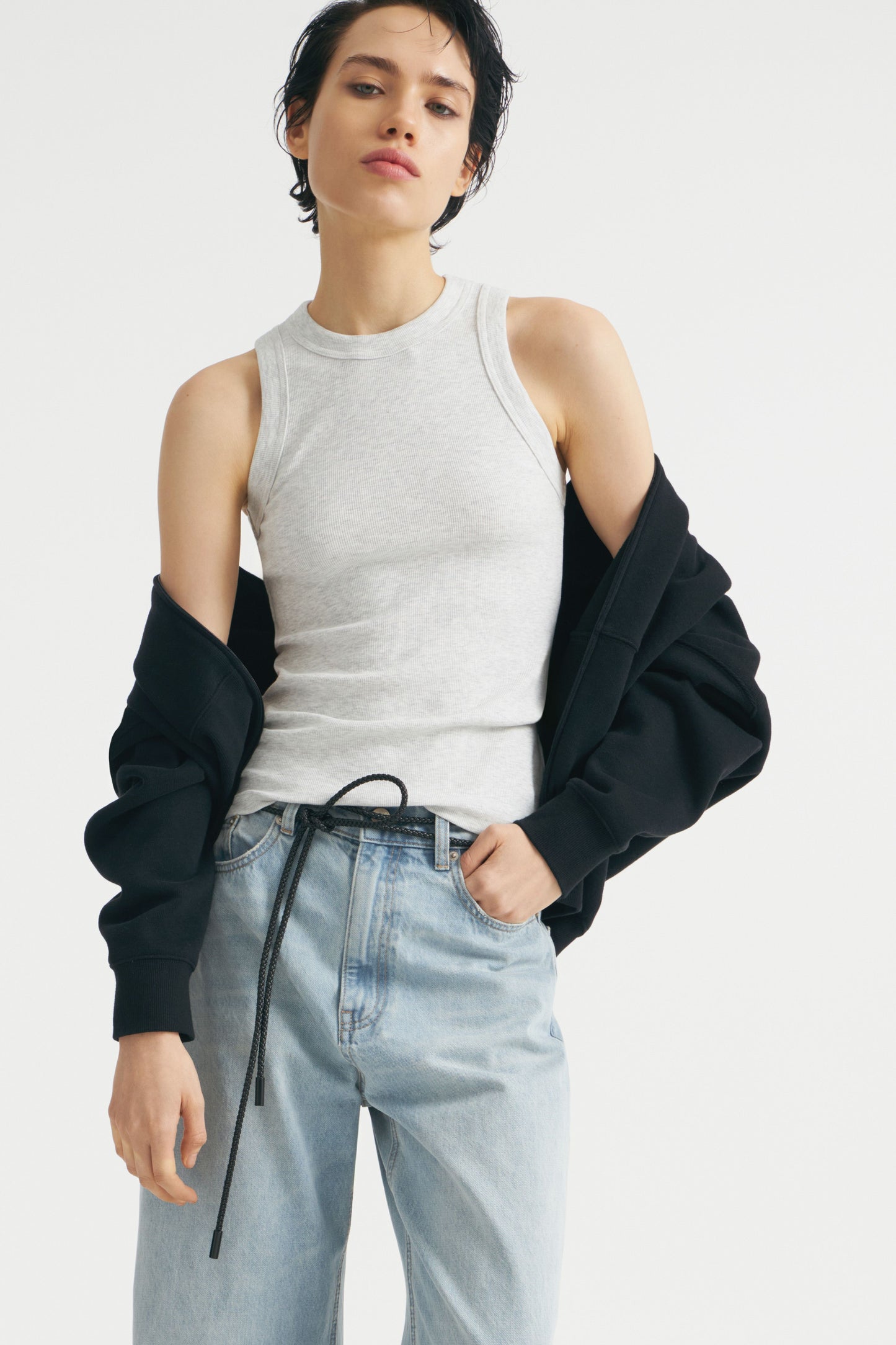LIGHT GREY MELANGE