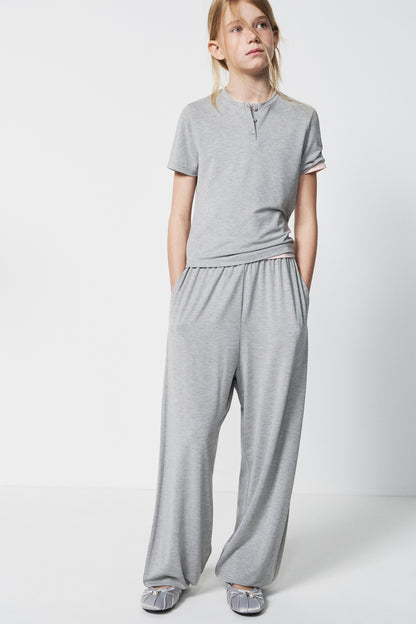 LIGHT GREY MELANGE