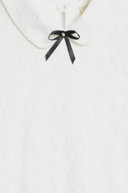 FLARED LACE DRESS - LIMÉ