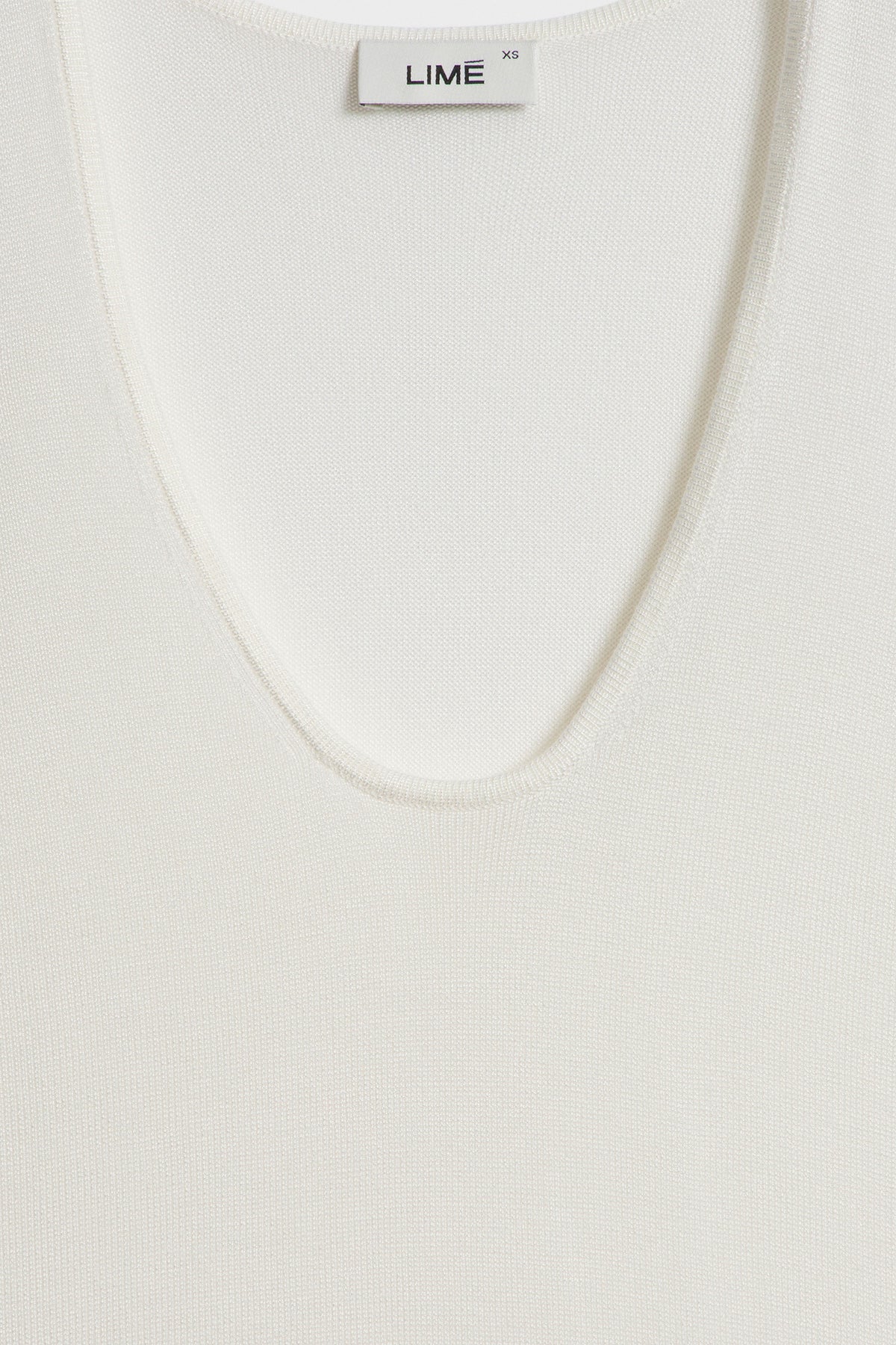 VISCOSE KNIT TOP - LIMÉ