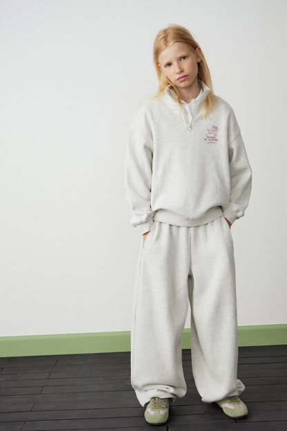 LIGHT GREY MELANGE