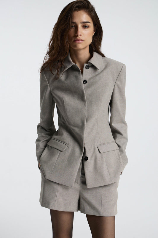 LIGHT GREY MELANGE