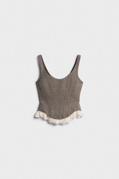 GRAY BROWN MELANGE