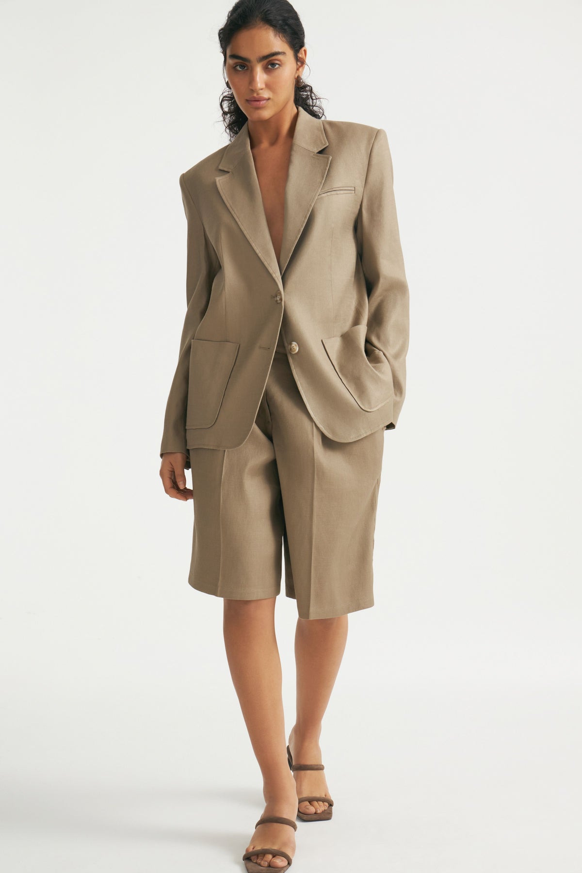 GRAY BROWN MELANGE