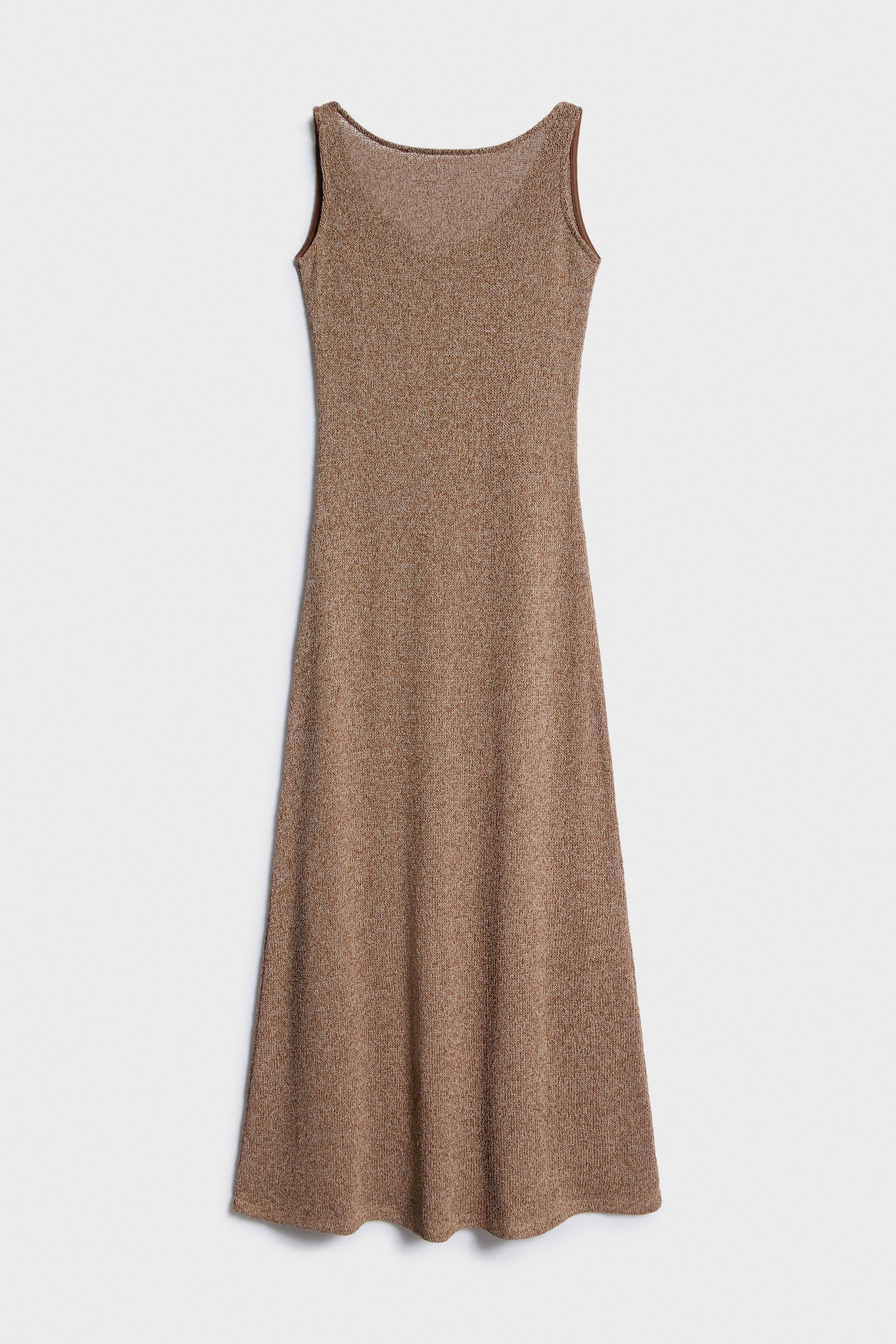 LONG JERSEY DRESS - Light beige melange | LIM UAE LONG JERSEY DRESS - Light beige melange | LIM UAE